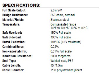 RLSSB-5Klb稱重傳感器 RLSSB-5Klb稱重傳感器